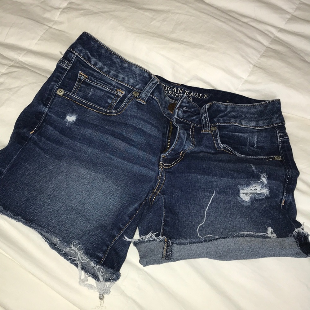 american eagle jean shorts